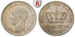 46373 Georg I., 50 Lepta