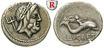 46452 L. Lucretius Trio, Denar