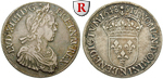 47555 Louis XIV., Ecu à la mèch...