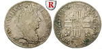 47569 Louis XIV., 1/2 Ecu aux hui...