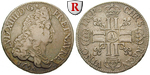 47596 Louis XIV., Ecu aux huit L
