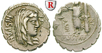 48766 A. Postumius, Denar, serrat...