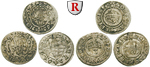 50591 Johann Georg II., 3 x Dreie...