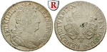 50844 Louis XIV., Ecu aux trois c...