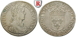 50845 Louis XIV., Ecu à la mèch...
