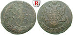 51338 Katharina II., 5 Kopeken