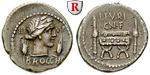 51833 L. Furius Brocchus, Denar
