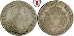 52298 Louis XIV., Ecu aux trois c...