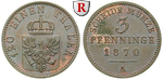 54509 Wilhelm I., 3 Pfennig