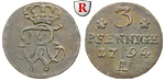 54529 Friedrich Wilhelm II., 3 Pf...