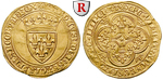 54712 Charles VI., Ecu d´or à l...