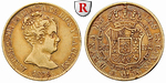 54742 Isabella II., 80 Reales