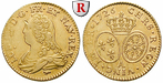 56045 Louis XV., Louis d´or aux ...