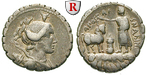 59403 A. Postumius, Denar, serrat...