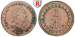 61148 Franz II. (I.), 1/4 Kreuzer