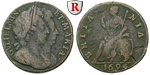 62675 William und Mary, Farthing