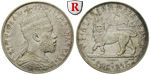 66905 Menelik II., 1/2 Birr