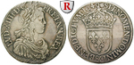 66935 Louis XIV., Ecu à la mèch...