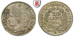 67183 II. Republik, 20 Centimes