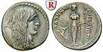 67321 L. Hostilius Saserna, Denar