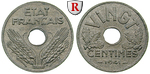 67794 Vichy - Regierung, 20 Centi...