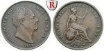 68650 William IV., Penny