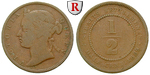 68708 Victoria, 1/2 Cent