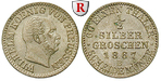 68777 Wilhelm I., 1/2 Silbergrosc...