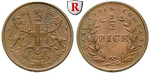 68814 William IV., 1/2 Pice