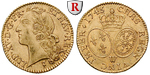 70473 Louis XV., Louis d´or au b...