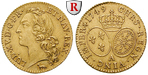 70474 Louis XV., Louis d´or au b...