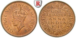 73937 George VI., 1/4 Anna