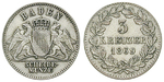 75949 Friedrich I., 3 Kreuzer