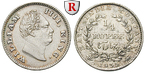 76031 William IV., 1/4 Rupee