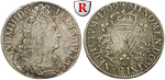77227 Louis XIV., Ecu aux trois c...