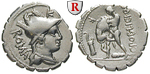 77924 C. Poblicius, Denar, serrat...