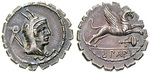 79680 L. Papius, Denar, serratus