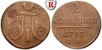 80081 Paul I., 2 Kopeken