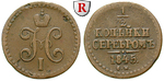 80220 Nikolaus I., 1/2 Kopeke
