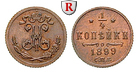 80252 Nikolaus II., 1/4 Kopeke