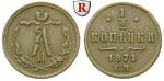 80322 Alexander II., 1/2 Kopeke