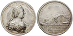 81162 Maria Theresia, Silbermedai...