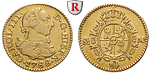 82454 Carlos III., 1/2 Escudo