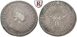 82968 Louis XIV., 1/2 Ecu aux hui...