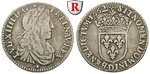 82980 Louis XIV., 1/12 Ecu au bus...