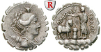 83504 A. Postumius, Denar, serrat...