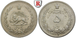 83752 Riza Khan Pahlavi, 5 Rials