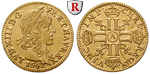 84687 Louis XIII., 1/2 Louis d´o...