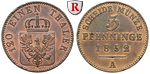 85474 Friedrich Wilhelm IV., 3 Pf...