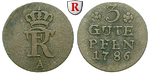 85995 Friedrich II., 3 Gute Pfenn...